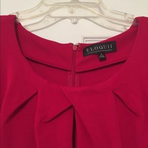 Hot Pink Eloquii Professional Dress